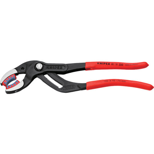 KNIPEX Pipe Pliers (Plastic Jaw Type) 250mm 8111250 1 piece