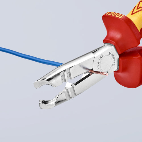 ＫＮＩＰＥＸ　ニッパー機能付きワイヤストリッパー（絶縁タイプ）　１６５ｍｍ　1346-165　1丁