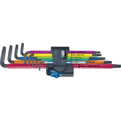 Wera 967/9 XL Torx HF Multi-Color Hex Key Set 024470 1S