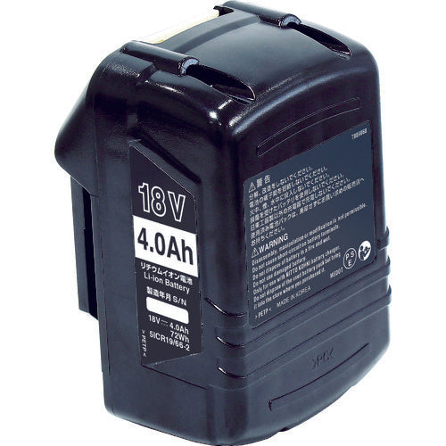 日東　【都度見積品】ＣＬＡ−２２００Ａ用電池パック　１８Ｖ　４．０Ａｈ　５０６７１（ＴＢ０９８６７）　NO.50671　1個