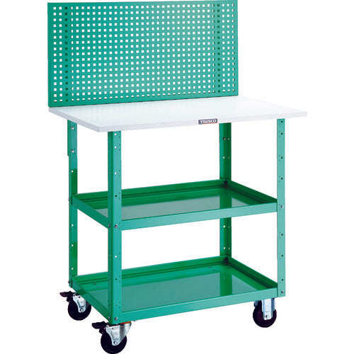 TRUSCO Tool Wagon Eagle Wagon Upper Punching Panel Top Plate Specifications 600 x 400 x 1352 Young Green EGW-P972T-YG 1 Unit