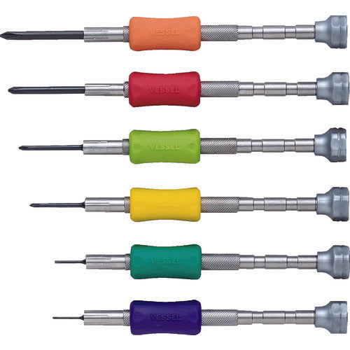 ＶＥＳＳＥＬ　精密ドライバーセット　ＴＤ−５６Ｓ　６サイズ入り　TD-56S　1 Ｓ