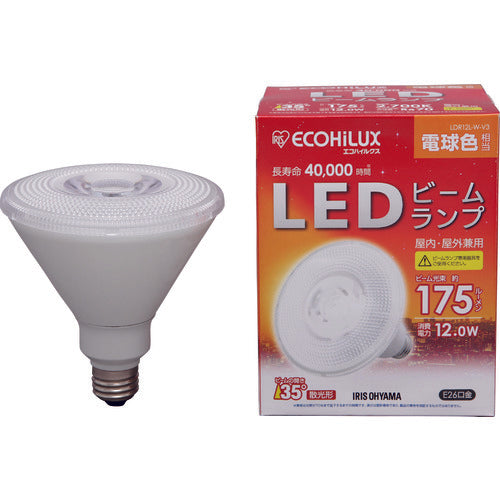 ＩＲＩＳ　５６７８９５　ＬＥＤ電球　ビームランプ　１５０形相当　電球色　LDR12L-W-V4　1個