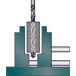 TRUSCO Quick Grip Vise 100mm QU-100 1 unit