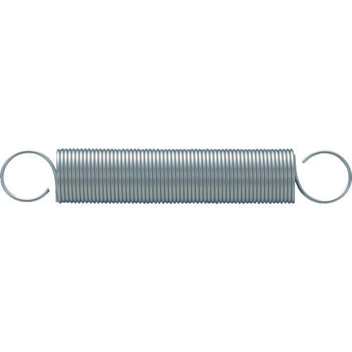 TRUSCO Tensile Coil Spring Steel D21.6Xd1.6XL62.1 12.5 Rolls 3 Pieces TEST-88292 1 PK