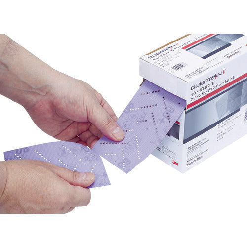 ３Ｍ　キュービトロン２　クリーンサンディングシートロール　７５ｍｍＸ１０ｍ　＃２４０＋　１巻　H/CSRL 240 75 CBT　1 箱