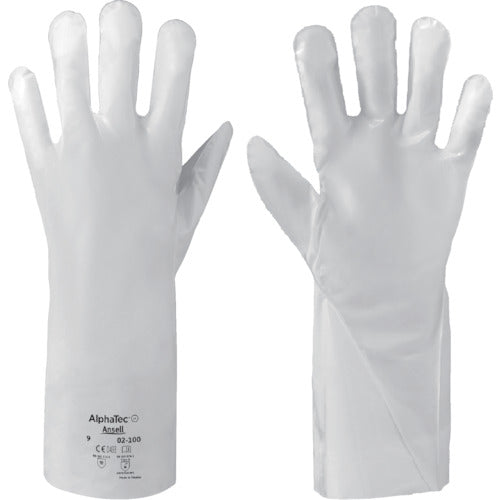 Ansell Solvent Resistant Work Gloves Alphatec 02-100 M 02-100-8 1 pair