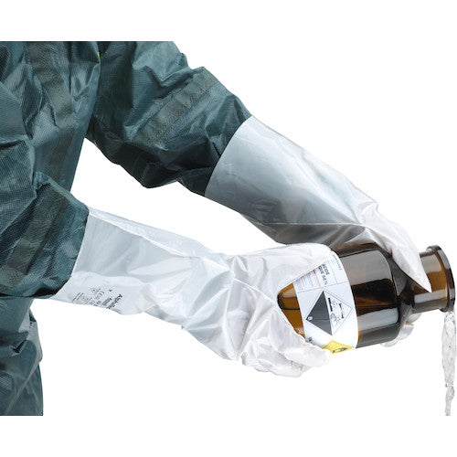 Ansell Solvent Resistant Work Gloves Alphatec 02-100 M 02-100-8 1 pair