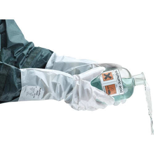 Ansell Solvent Resistant Work Gloves Alphatec 02-100 L 02-100-9 1 pair
