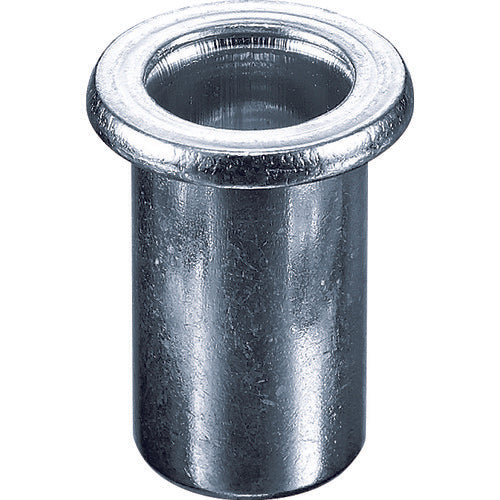 새우 블라인드 너트 “새우 너트”(평두·스틸제) 판 두께 2.0 M4×0.7(1000개입) NSD4M 1상자