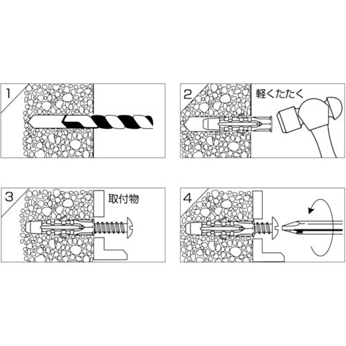 エビ　モンゴマルチプラグ（３０本入）　１０Ｘ６０ｍｍ　MM1060B　1PK