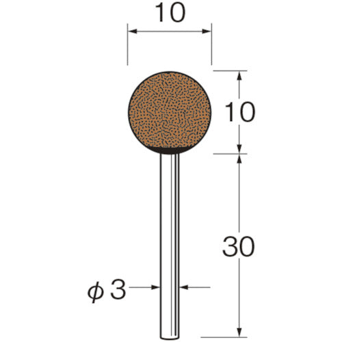 リューター　軸付砥石　G3416　1 袋