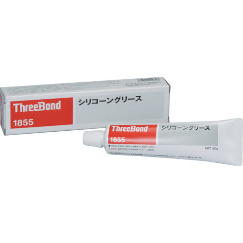 ＴＨＲＥＥＢＯＮＤ　防錆・潤滑剤　ＴＢ１８５５　１００ｇ　ベージュ色　シリコーングリスタイプ　チューブ　耐熱性良好　耐ブレーキ油性良好（１８５５ＡＪ）　TB1855　1 個