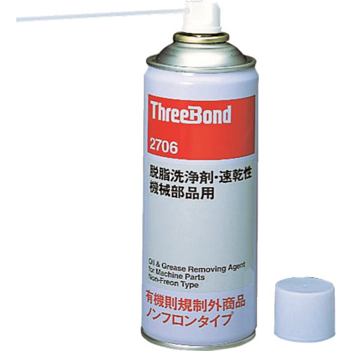 ＴＨＲＥＥＢＯＮＤ　脱脂洗浄剤　速乾性　機械部品用　ＴＢ２７０６　４２０ｍｌ　透明（２７０６ＡＧ）　TB2706　1 本