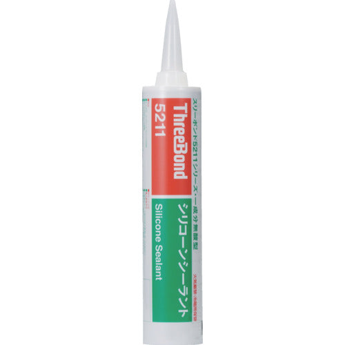 THREEBOND Silicone Sealant TB5211D 330ml Ivory Color General Purpose Type (5211DA) TB5211D 1 Bottle