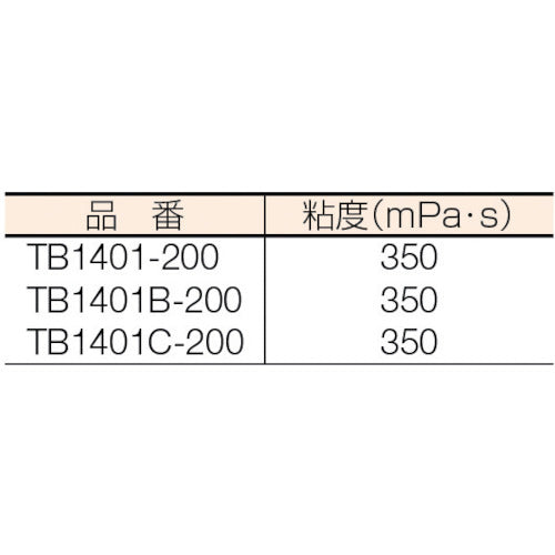 THREEBOND Prevents screws from loosening, leaking, or rusting Screwlock TB1401B 200g Blue to blue-green Solvent volatilization hardening (1401BA) TB1401B-200 1 can
