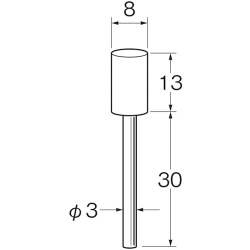 リューター　軸付砥石　G3215　1 袋
