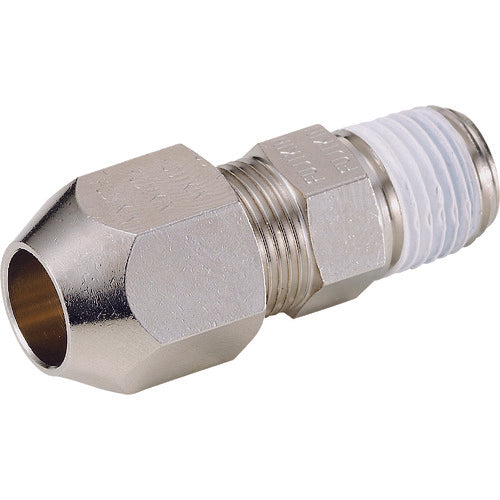 フジキン　黄銅製リングジョイント　ハーフユニオンＲＨ−１０ＭＭ×Ｒ１／４　RH-10B-R　1個