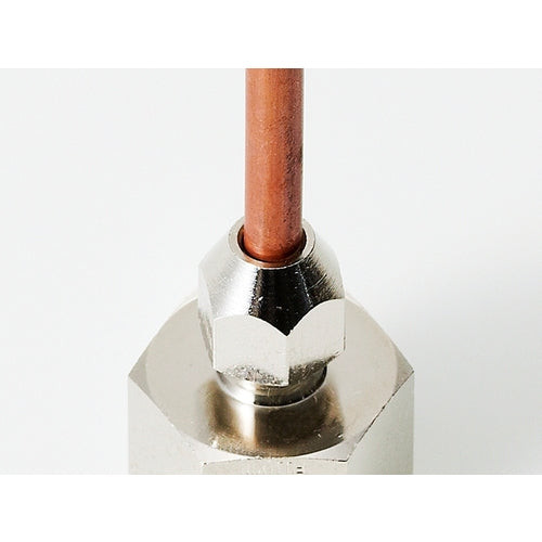 フジキン　黄銅製リングジョイント　ハーフユニオンＲＨ−１０ＭＭ×Ｒ１／４　RH-10B-R　1個