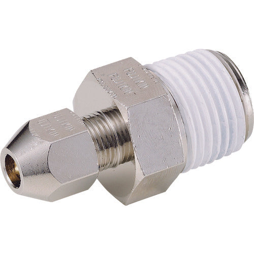 フジキン　黄銅製リングジョイント　ハーフユニオンＲＨ−６ＭＭ×Ｒ１／２　RH-6D-R　1個