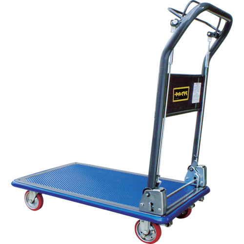 아이케이 프레스제 운반차 접이식 핸들・핸들 브레이크 부착 타입 균등 하중 300kg