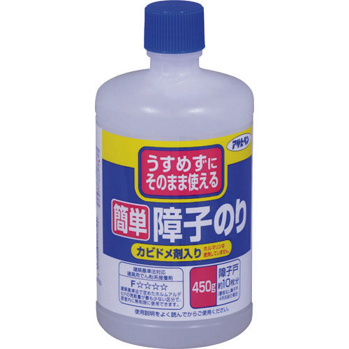 アサヒペン　簡単障子のり　４５０Ｇ　７５０　117724　1個