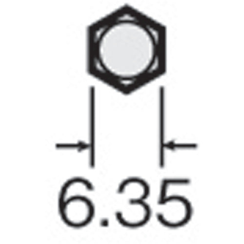 ＶＥＳＳＥＬ　ビットＢ３５対辺２×１００　B35-2-100H　10 本