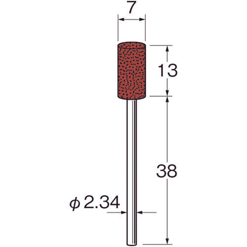 リューター　精密加工用軸付砥石Ｇ１０２２　G1022　1 袋