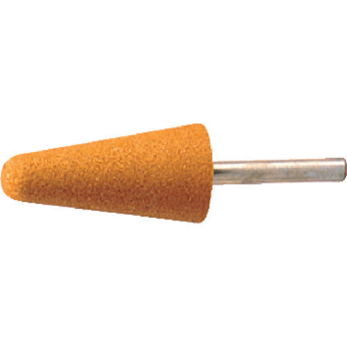 TRUSCO Shaft Grindstone WA Umbrella Type Φ13 x Width 25 x Shaft 3 #60 10 Pieces MO-380P 1PK