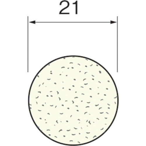 リューター　フェルトディスク（裏面接着剤付）　A4021　1 袋