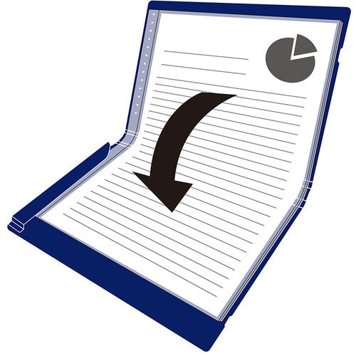 KING JIM 이중 접기 클리어 - 파일 컴팩 A3 이중 접기 오렌지 10 포켓 5896H-OR 1 권