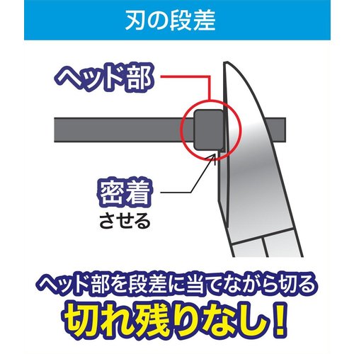 スリーピークス　結束バンド２ＷＡＹニッパ　１２５ｍｍ　KB-125S　1 丁