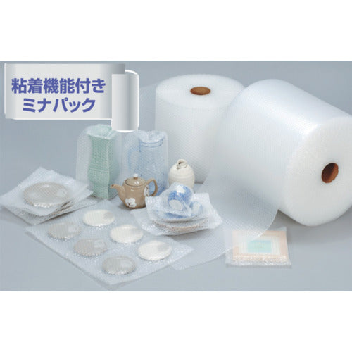 Mina bubble cushioning material, self-adhesive, slit roll product, #641SL, 4mm x 300mm x 42m, self-adhesive Minapack 641SL-300, 1 roll