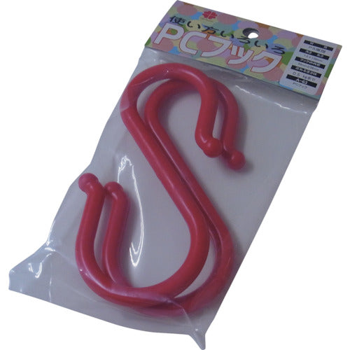 니사 체인 플라스틱 S후크 8×245mm 적색(2개들이) A-73 1 PK