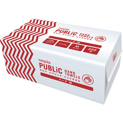네피아 퍼블릭 핸드 타월 하드 M 200장 25팩 포함 79718 1CS