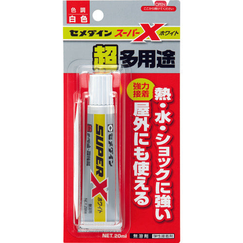 セメダイン　スーパーＸ　ホワイト　Ｐ２０ｍｌ　ＡＸ−０２２　AX-022　1 本