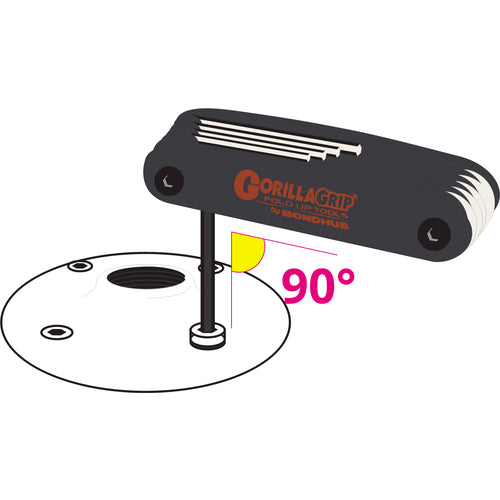 Bondus Gorilla Grip [R] Hog Buddy Bright Guard Processing (Plated) (+2, T27, T40, 5/32, 3/16, 1/4, 5/16) FUHB7 1 pair