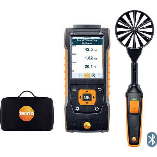 ＴＥＳＴＯ　ベーン式風速計　ｔｅｓｔｏ　４４０　１００ｍｍベーン式風速プローブセット　0563 4403　1台