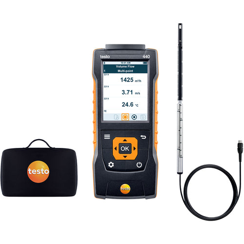 ＴＥＳＴＯ　熱線式風速計　ｔｅｓｔｏ　４４０　熱線式式風速プローブセット　0563 4400　1Ｓ