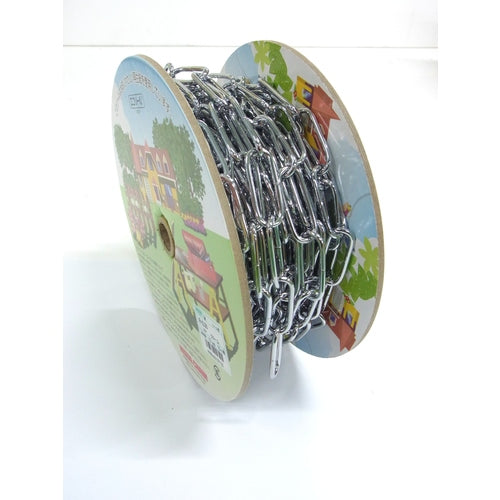 ニッサチェイン　クローム鉄リンクＣ　１５ｍ巻　R-IL30-CR　1巻