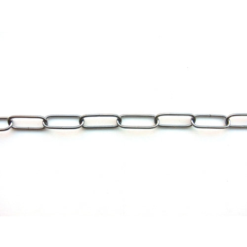 ニッサチェイン　クローム鉄リンクＣ　１５ｍ巻　R-IL30-CR　1巻