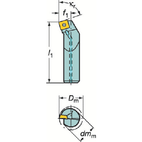 Sandvik Coromant 107 Boring Bit for Positive Insert (210) A16R-SSKCR09 1 piece