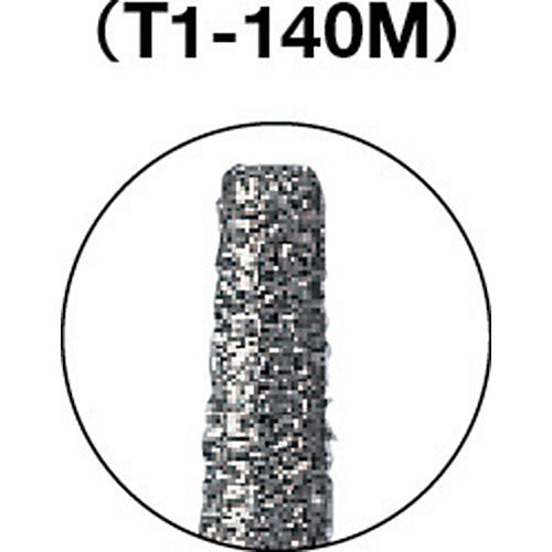 ＴＲＵＳＣＯ　ダイヤモンドバー　Φ１．８Ｘ刃長１０Ｘ軸１．６　＃１４０　T1-140M　1 本