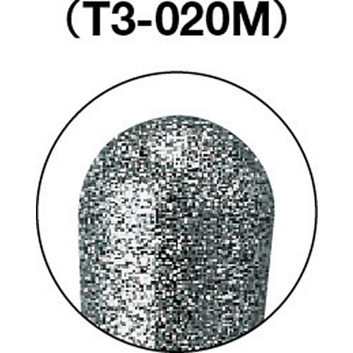 ＴＲＵＳＣＯ　ダイヤモンドバー　Φ４．８Ｘ刃長９．７Ｘ軸３　＃１４０　T3-020M　1 本