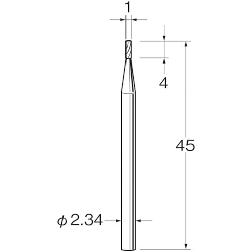 リューター　精密加工用超硬カッターＫ１２１０　K1210　1 袋