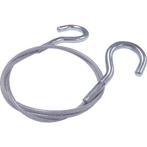 니사 체인 철제 컷 와이어 양측 후크 부착 투명 PVC 코팅 3(4.3) X1065mm Y-73 1개