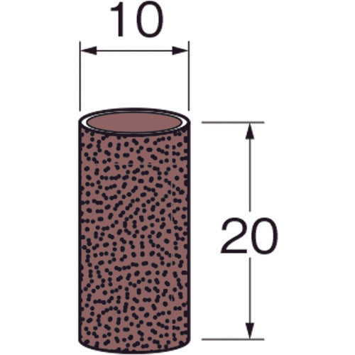 リューター　ロール外径（ｍｍ）：１０幅（ｍｍ）：２０粒度（＃）：２４０　S3083　1袋