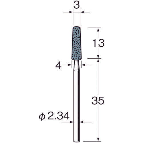 リューター　精密加工用軸付砥石Ｇ１０４１　G1041　1 袋