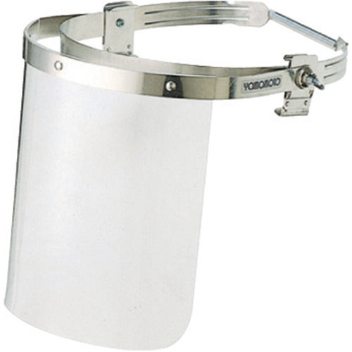 ＹＡＭＡＭＯＴＯ　防災面　ヘルメット取付型　透明　ハチ巻きタイプ　250A　1個