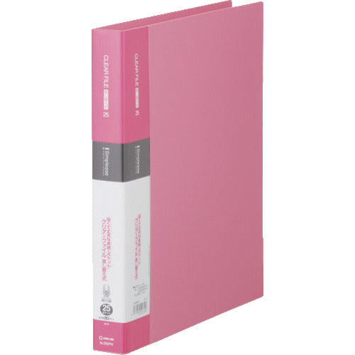 KING JIM Simple Clear F Interchangeable 25P Pink 138SPW-P 1 Book